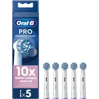 Oral-B Oral B - Pro Sensitive Clean Toothbrush Heads - White - 5 Counts