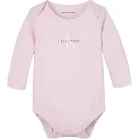 Calvin Klein Jeans Body l/ä - Monogram - Pink Ice - - 2 år (92) - Body L/Ä