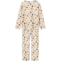 Name it Pyjamas - 2-delad - NknRoccos - Peyote Melange - - 11 år (146) - Pyjamas 2-delad