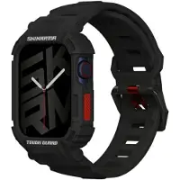 Skinarma Mecha strap+etui 2in1 Apple Watch 45/44mm black/black