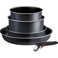 Tefal Ingenio L7239523, Blandat set, Grå, Aluminium, Titan, Svart, Rostfritt stål, Thermo-Spot