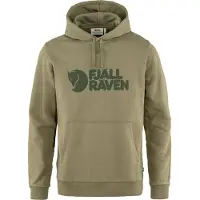 Fjällräven - Sweatshirts - Fjällräven Logo Hoodie M Light Olive för UnisexBomull - Storlek XL - Grön