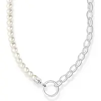 Thomas Sabo Charm Club Charm carrier pärlhalsband KE2188-082-14-L45v