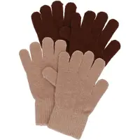 CeLaVi Handskar beige / mörkbrun