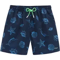 s.Oliver Badshorts marinblå / ljusblå