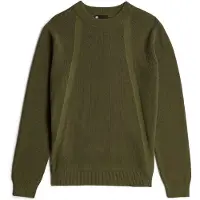 G-Star Structure Knit Pullover - Green - Men