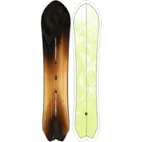 Burton - Snowboards - Fish 3D Directional Flat Top 2027 för UnisexTrä - Storlek 161 cm - Brun