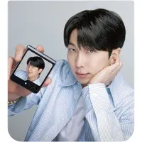Samsung Galaxy Z Flip5 BTS RM Flipsuit Card Red
