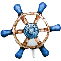 Gaby Ship Helm Kudde
