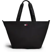 Tommy Hilfiger Shoppingväska 'ESS' röd / svart / vit