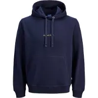 Jack & Jones Sweatshirt 'JORNorrebro' marinblå / orange