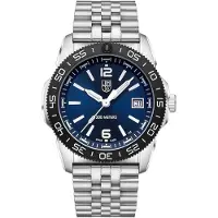 Luminox Pacific Diver Ripple Rostfritt Stål Blå Urtavla Kvarts XS.3123M.SET.1 200M Herrklocka Med Extra Armband blå