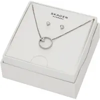 Skagen Kariana silverfärgat hjärtsmyckeset SKJB1016SET