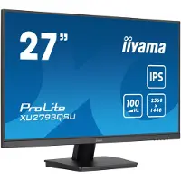 Iiyama ProLite XU2793QSU-B7 LED-skärm EEK E (A - G) 68.6 cm (27 tum) 2560 x 1440 pixel 16:9 1 ms HDMI, DisplayPort, Hörlurar (3.5 mm), USB IPS LED