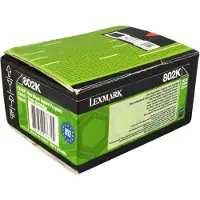 Lexmark 80C20K0 / 80C20KE svart toner 1.000 sidor