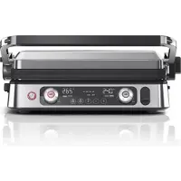 Braun Grill multifonctions - BRAUN - Multi Grill 9 Pro - 2200 W - 3 positions de chauffe - Noir / Acier svart