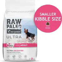 Vet Expert Raw Paleo Ultra Pork Mini Hundfoder För Vuxna Hundar 2kg