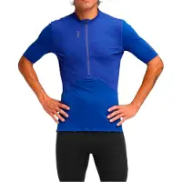 Hoka One One SkyBreeze Short Sleeve Blue Shirt, Size L