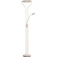 FISCHER&HONSEL GMBH LED uplight golvlampa Davos, dimbar, Creme / bärnsten, Vardagsrum / matsal, Metall, LED-golvlampa