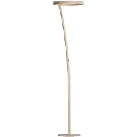 FISCHER&HONSEL GMBH LED uplight golvlampa Sirko, dimbar, Creme / bärnsten, Vardagsrum / matsal, Metall, Modern, LED-golvlampa