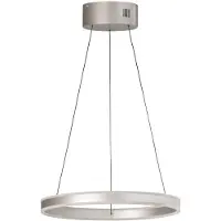 FISCHER&HONSEL GMBH Pendellampa Silvio, dimbar, Aluminium / grå / zink, Vardagsrum / matsal, Metall, Modern