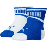 Puma Strumpor - 2-pack - Ordalydelse - White/Blue - - 23/26 - Strumpor