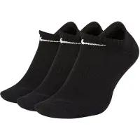 Nike Training No-Show, Hälsockor, Svart, Vuxen, Unisex, White, 34-38
