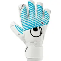 Uhlsport Målvaktshandske Fangmaschine CyberTec Soft Flex Frame - Vit/Cyber Blå/Svart, storlek 7