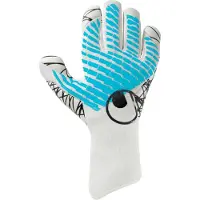 Uhlsport Målvaktshandske Fangmaschine CyberTec Ultragrip - Vit/Cyber Blå/Svart, storlek 8