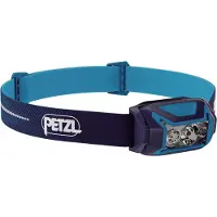 Petzl Actik Core, Pannbandsficklampa, Blå, Knappar, Batterinivå, IPX4, LED