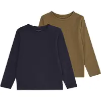 Minymo T-shirt marinblå / khaki