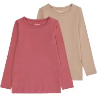 Minymo Tröjor - 2-pack - Apple Smör - - 3 år (98) - Tröja