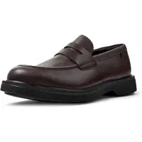 Camper för män. K101001-005 Norman loafers i brunt läder (42), Hud, Karta, Ingen, Casual