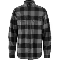 Fjällräven Men's Övik Heavy Flannel Shirt Black-grey