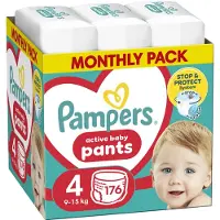 Pampers blöjbyxor strl 4, 9–15 kg, 176 st
