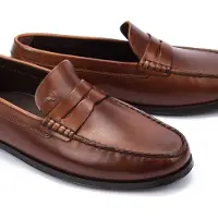 Martinelli för män. 1623-2760C Forthill 1623 Läder Loafers brun (44), Hud, Karta, 1 till 3 cm, Ingen, Casual, Parti, Klassisk
