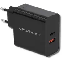 Qoltec Charger 1x USB-A 1x USB-C 3 A (51716)