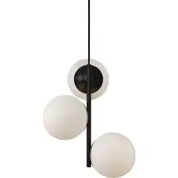 Nordlux Taklampa , Lilly, dimbara, Vit, Vardagsrum, Glas, Skandinavisk