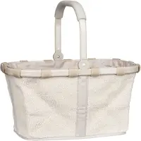 Reisenthel carrybag, Varukorg, Beige, Gjuten aluminium, Polyester, 22 l, 480 mm, 280 mm