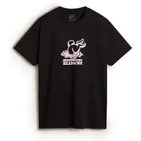 Vans T-shirt 'Down The Rabbit Hole' pastelllila / svart