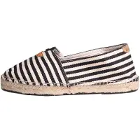 Toni pons Espadrill 'Blanes' svart / naturvit