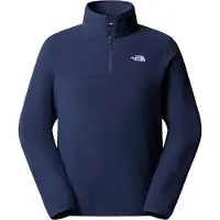 The North Face - Fleece - M Glacier Fleece 1/4 Zip Jacket Summit Navy för Unisex - Storlek XL - Marinblå