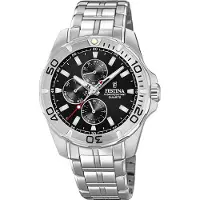 Festina Herr F20445/3 Svart Silver Klocka