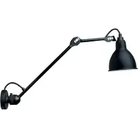 Lampe Gras Vägglampa , Svart, Vardagsrum, Metall, Design
