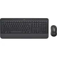 Logitech Signature MK650 Combo for Business - Sats med tangentbord och mus - trådlös - Bluetooth LE - AZERTY - belgisk - grafit