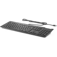 HP Business Slim - Tangentbord - USB - hela norden - svart - för 34, Z1 G9; Elite 800 G9; Pro 260 G9, 400 G9; ProOne 440 G9; ZBook Fury 15 G8, 1...