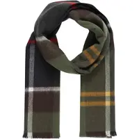 Barbour Halsduk nattblå / brun / oliv / vit