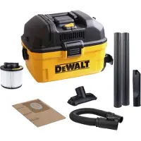 DeWalt dammsugare DXV15T 15L våt/torr 1100W 230V Toolbox kPa 12 – gul/svart
