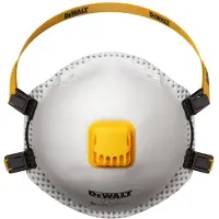 DeWalt skyddsmask med ventil FFP3, 2 st DXIRFFP32