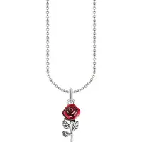 Thomas Sabo True Romance silver cold enamel halsband med ros KE2219-664-10-L45V